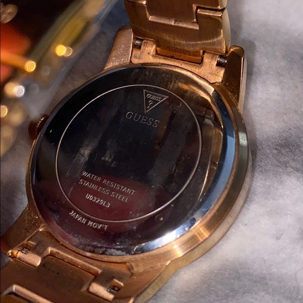 Guess Gold Rhinestone Watch - Picture 6 of 6